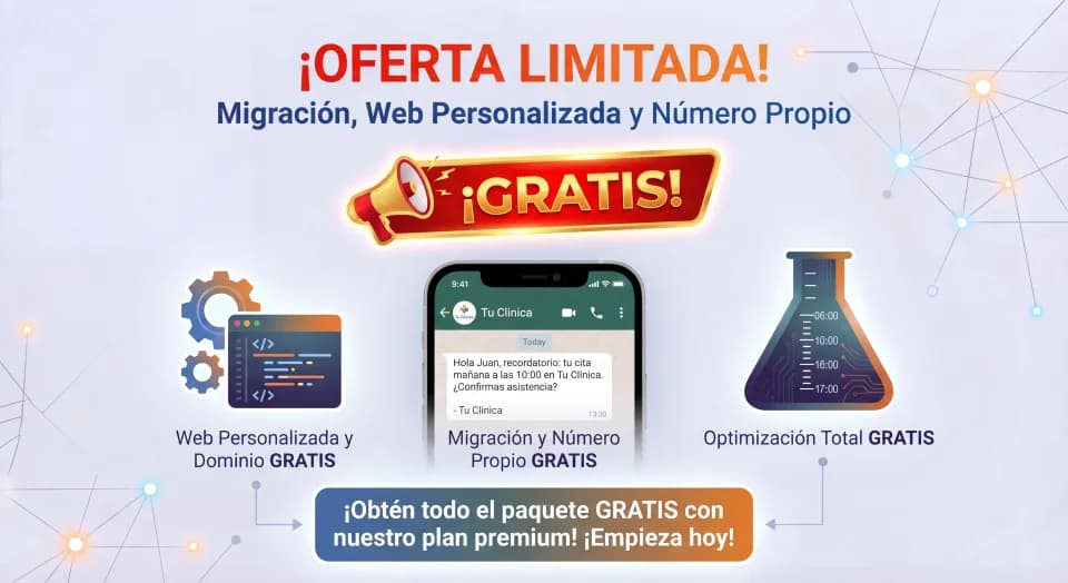 Oferta limitada: migracion, web personalizada y numero propio gratis